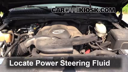 2003 Cadillac Escalade 6.0L V8 Power Steering Fluid Check Fluid Level
